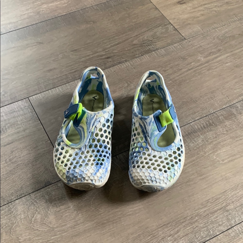 Vivo Barefoot Blue and Green Water Shoes Lightweight Design